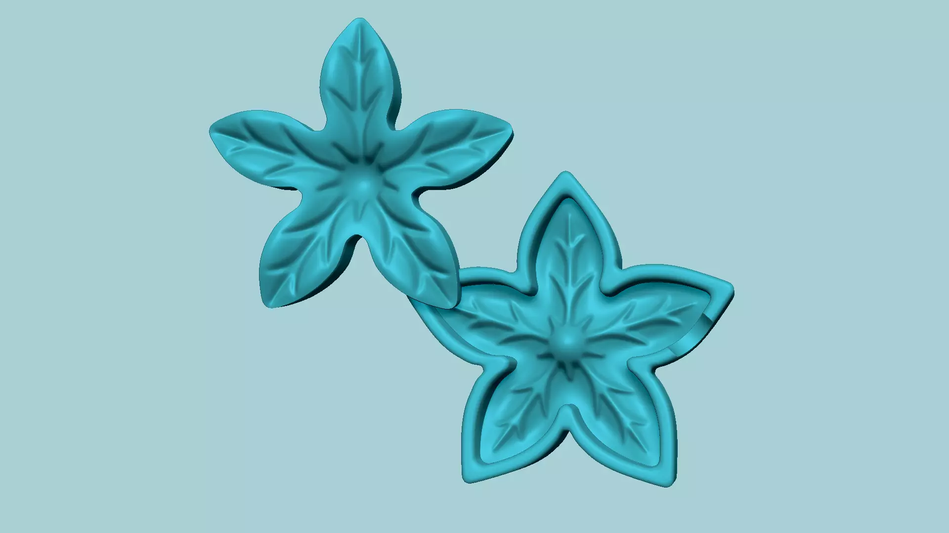 Princess Earring Flower - Molding Arrangement EVA Foam Craft 3D print model_0