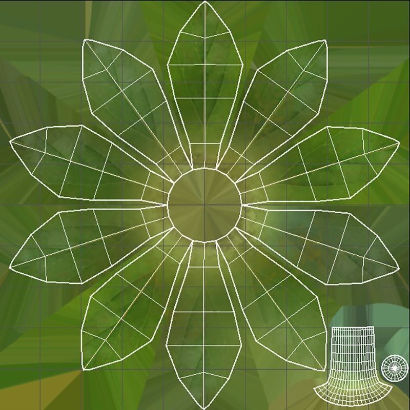 Strawberry three strawberries 3D model_8