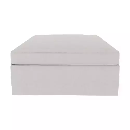 Ella Slipcovered Square Ottoman