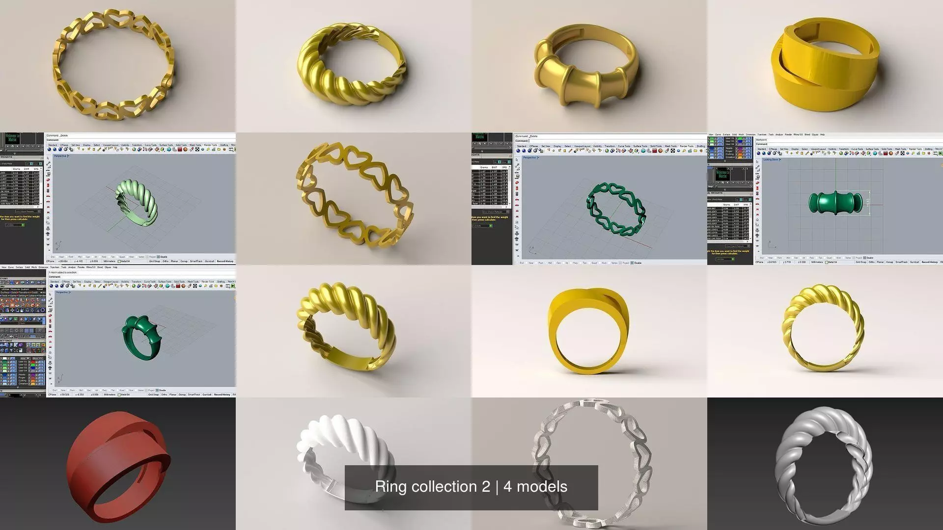 Gold ring collection 2 _1