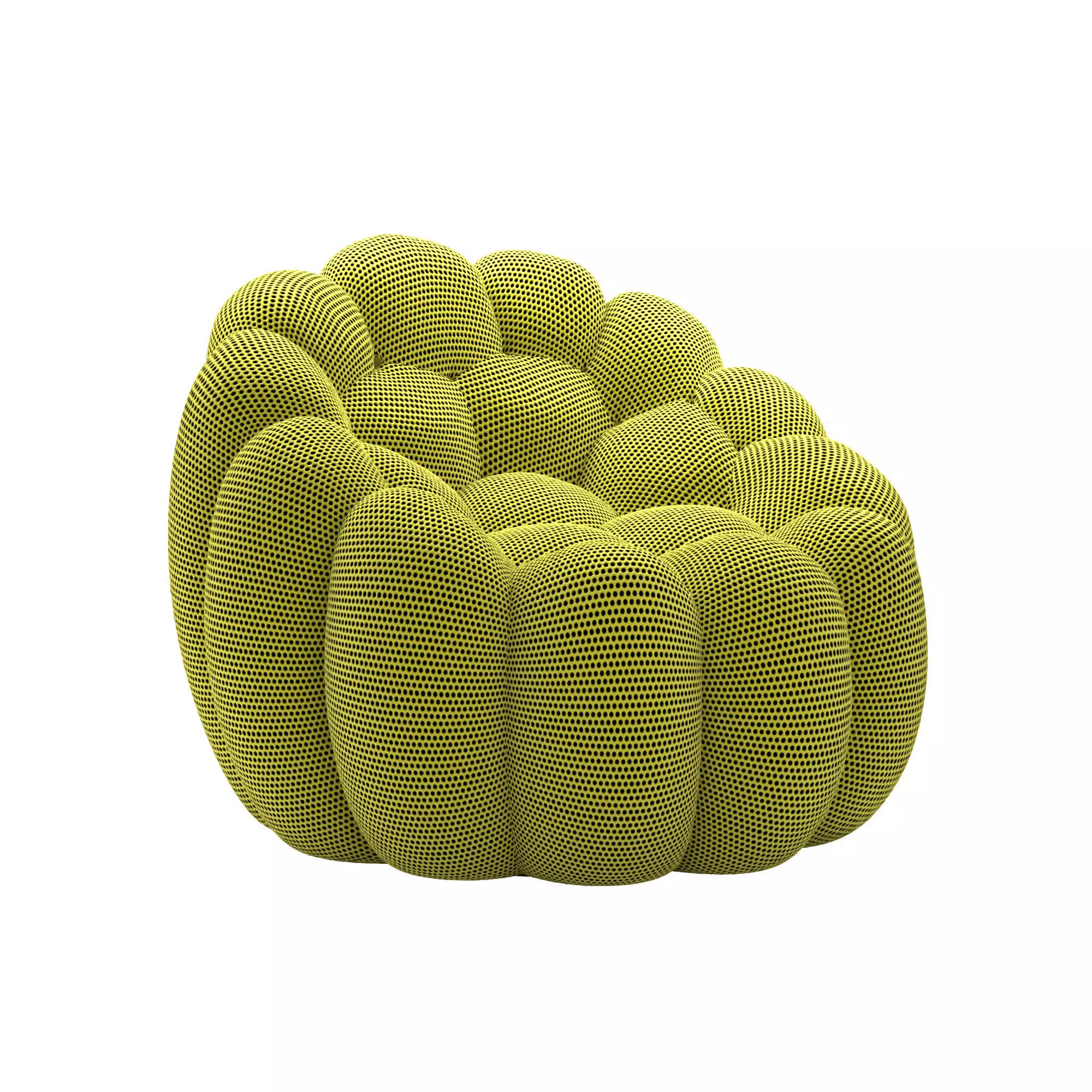 Bubble Pivoting Armchair 3D model_0