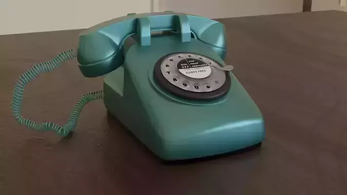 Rotary Phone 3D model