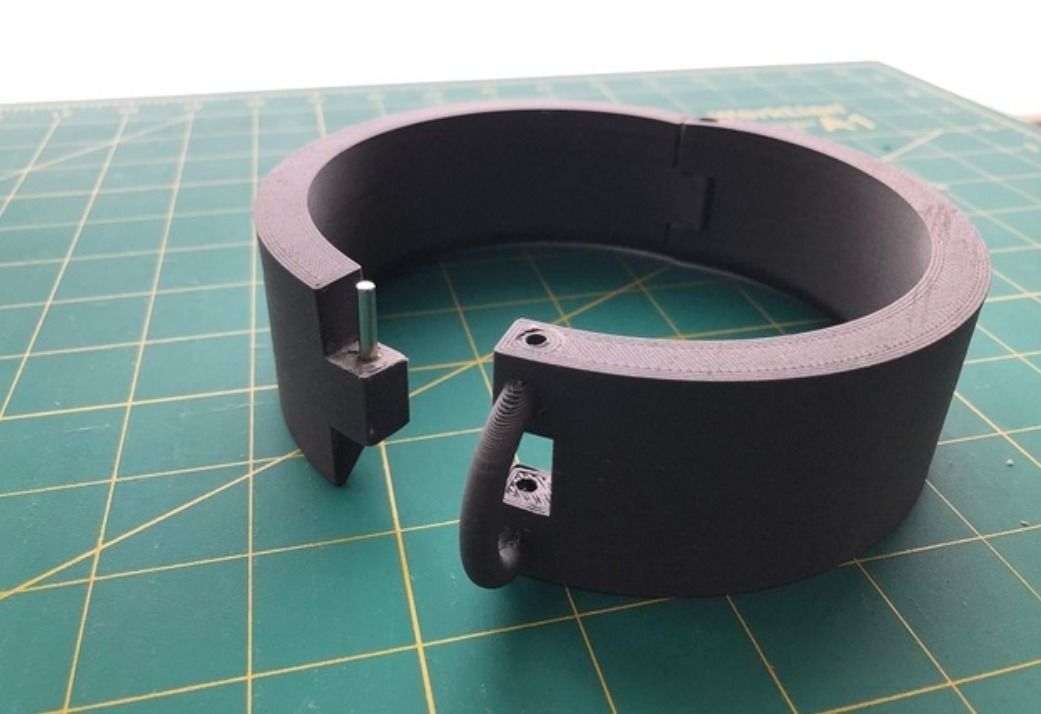 Parametric Swedish Style Collar Free 3D print model_5