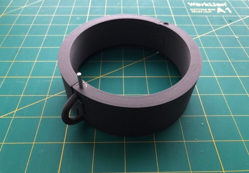 Parametric Swedish Style Collar Free 3D print model_4