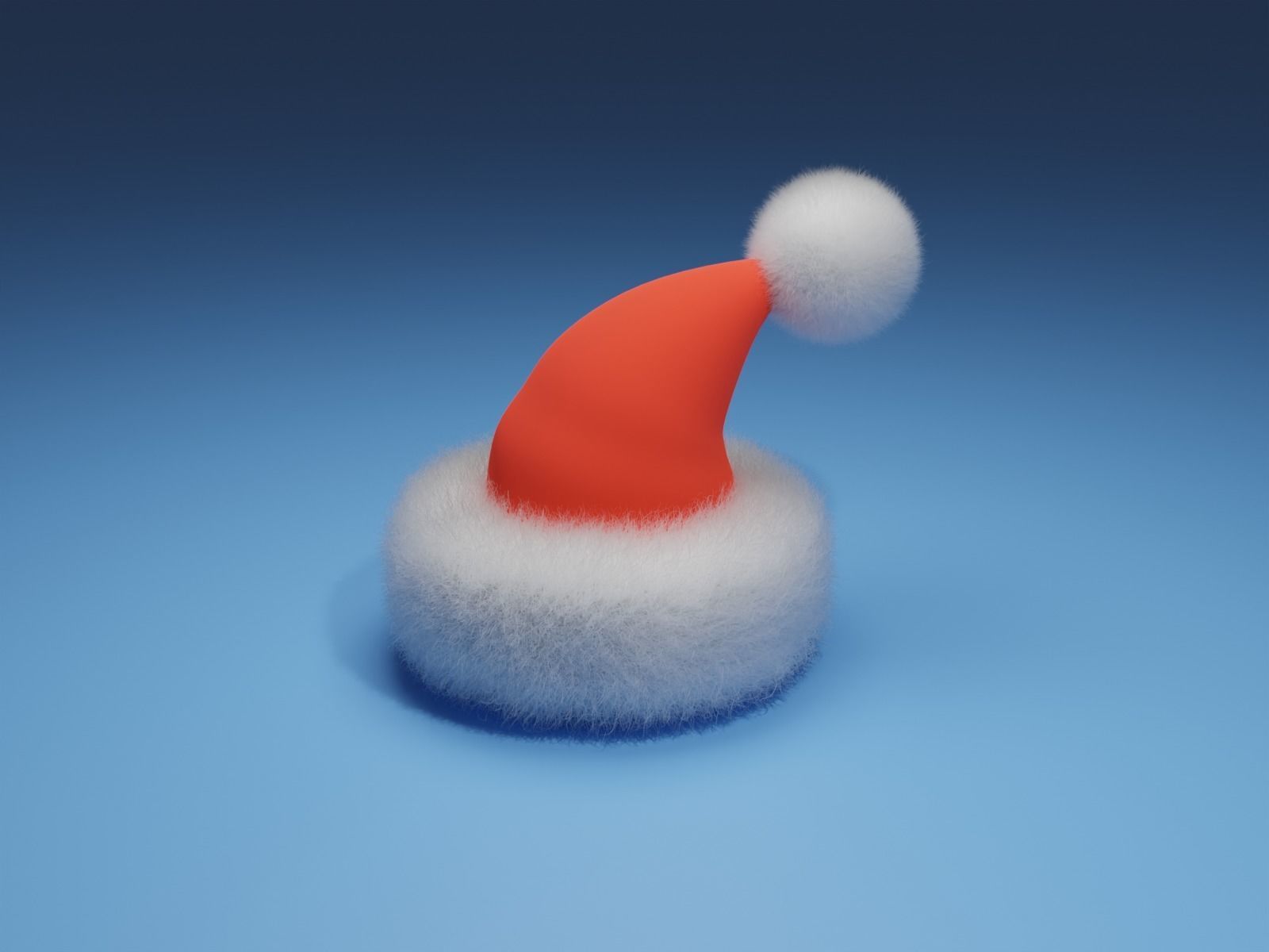  Santaclaus christmas hat and new Year gifts 3D print model_1