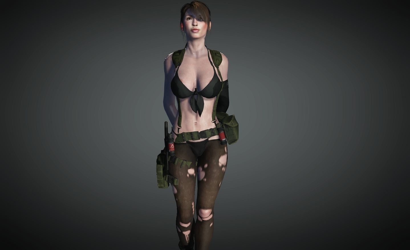 Quiet from Metal Gear Solid 5 3D Model Free low-poly 3D model_1