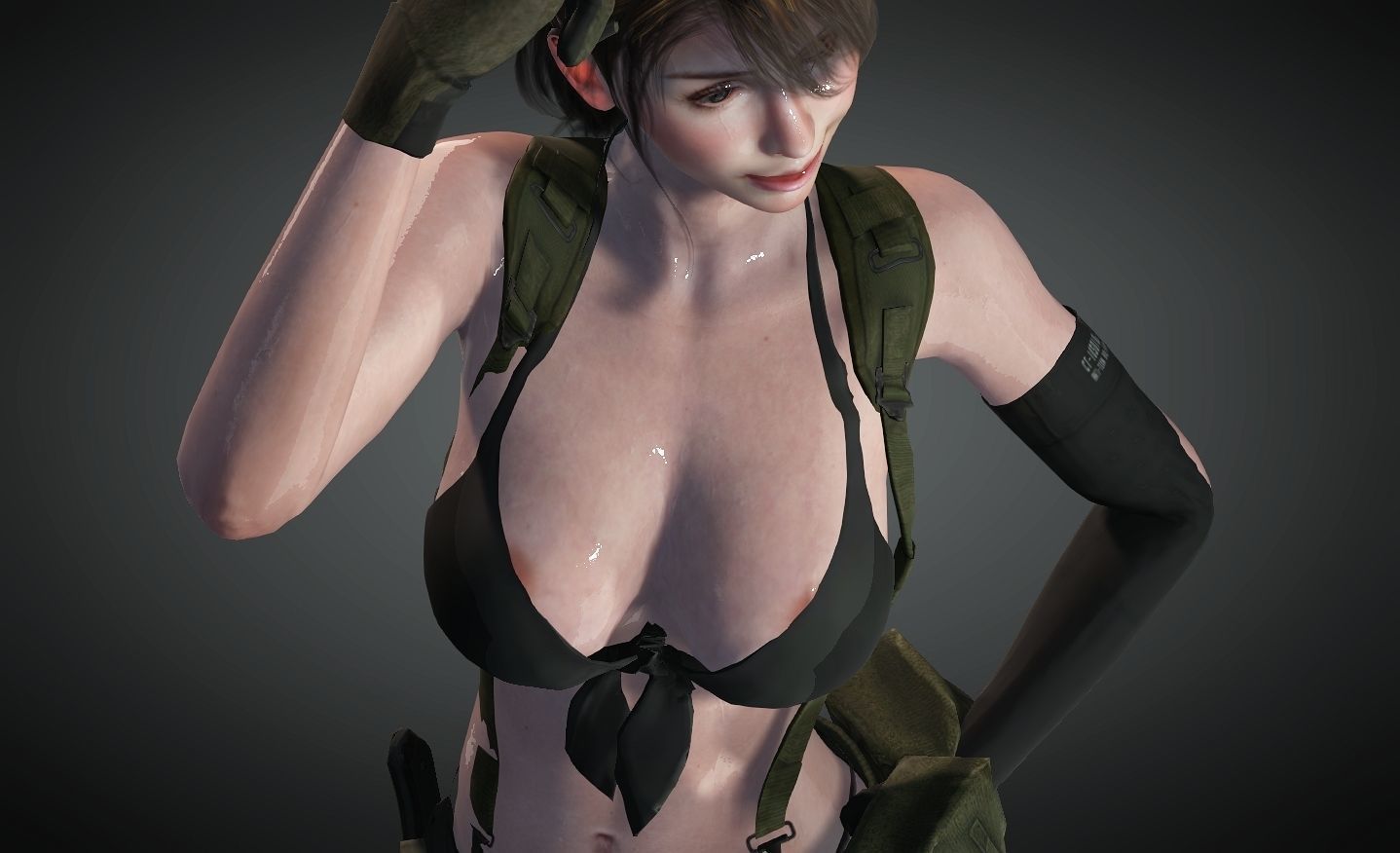 Quiet from Metal Gear Solid 5 3D Model Free low-poly 3D model_6