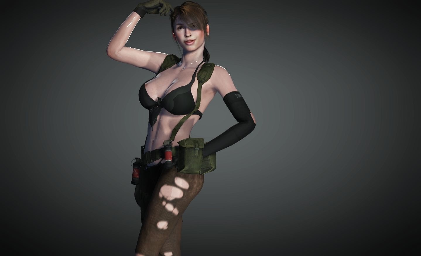 Quiet from Metal Gear Solid 5 3D Model Free low-poly 3D model_4
