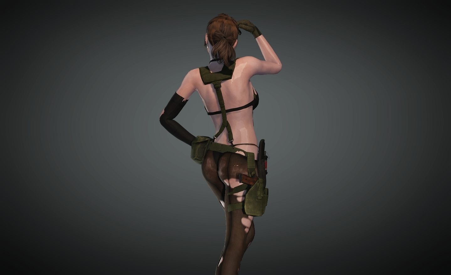 Quiet from Metal Gear Solid 5 3D Model Free low-poly 3D model_5