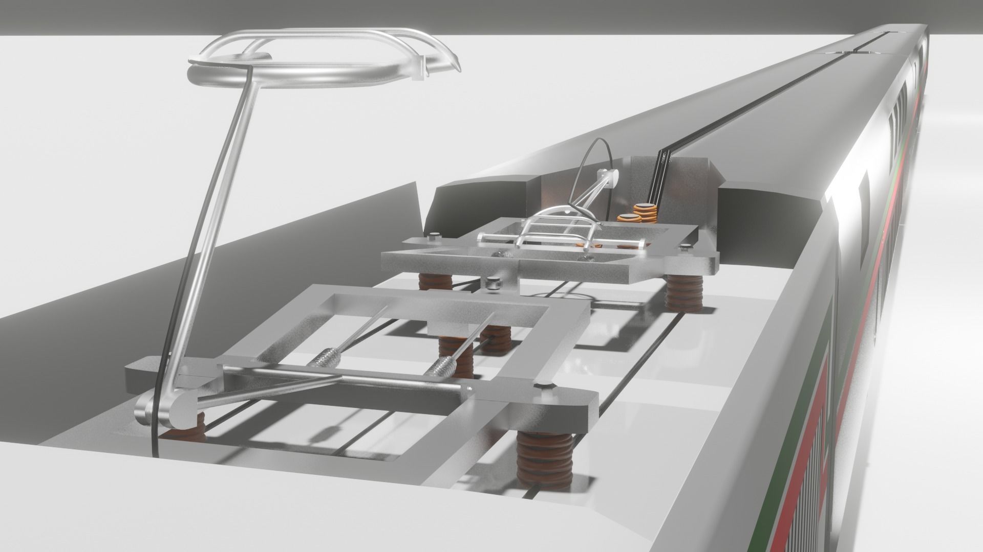 TGV TRAIN alboraq MAROC 3D model_6