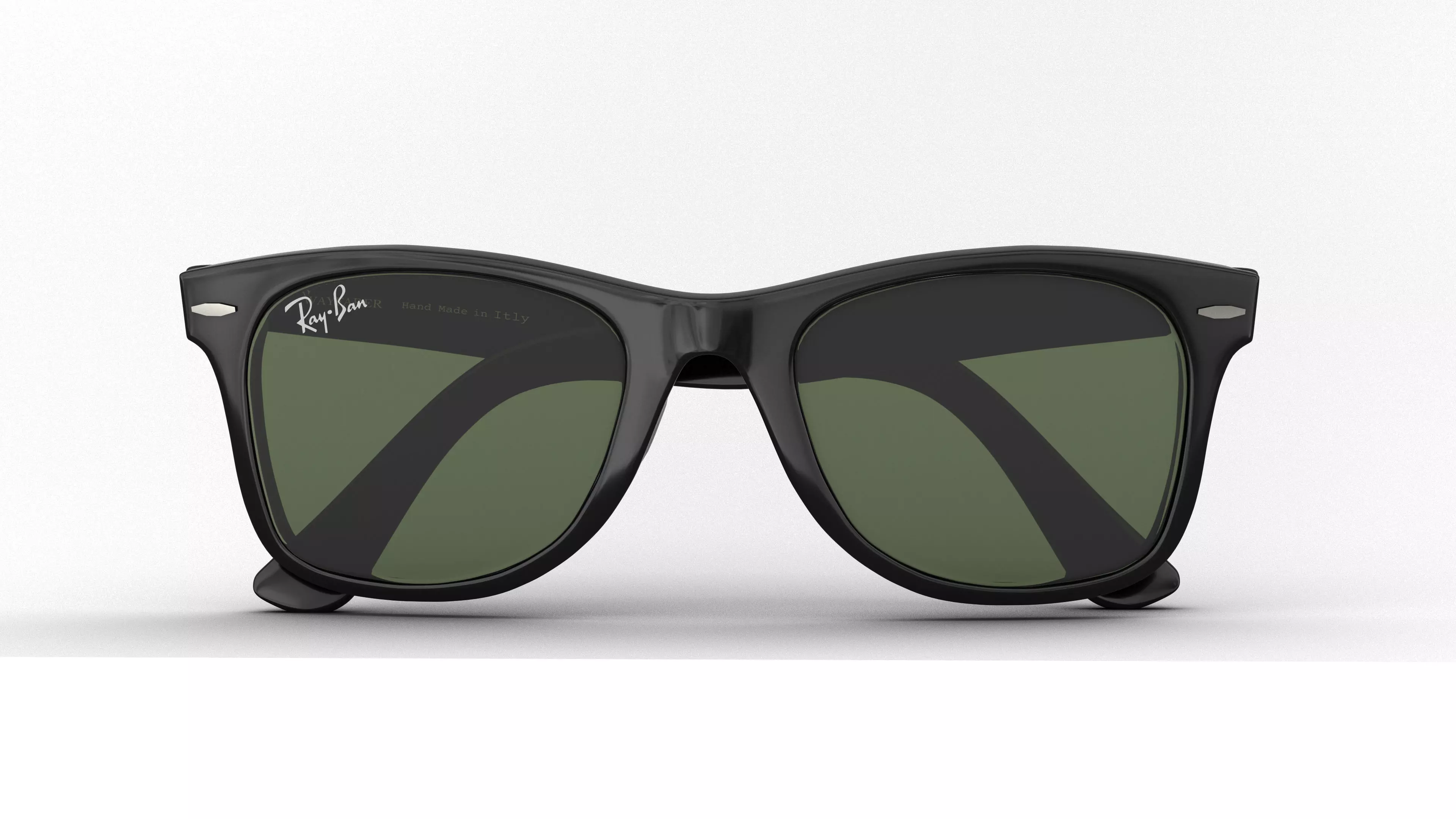 Glasses RayBan Wayfarer Classic Low-poly 3D model