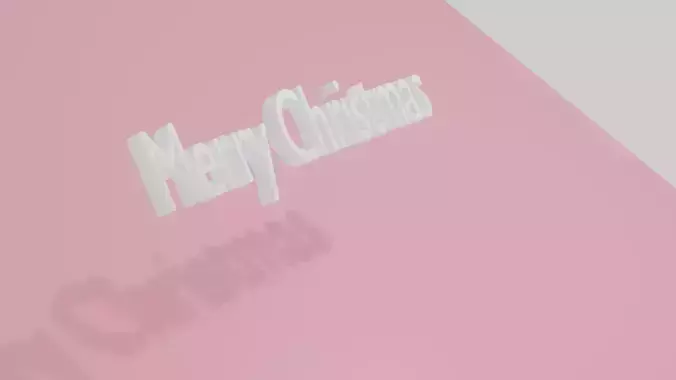 Merry Christmas Free 3D model