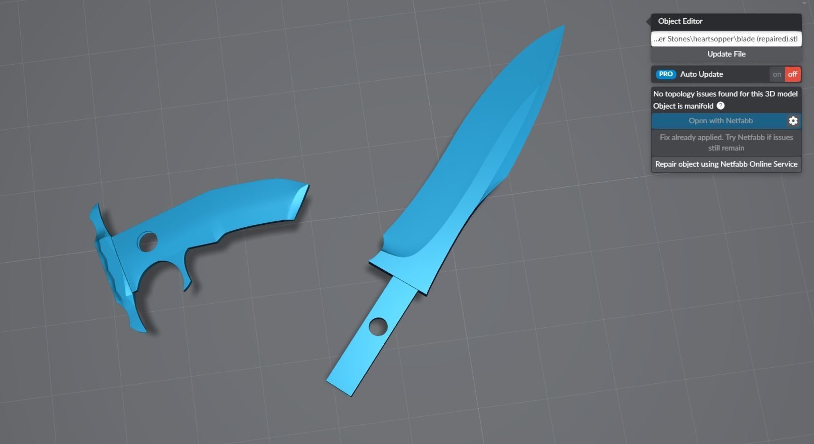 LB blade 3D print model_1