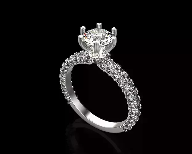 A ring with a diamond  029