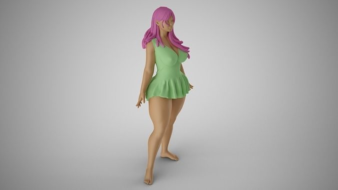 Pampered Girl 3D print model