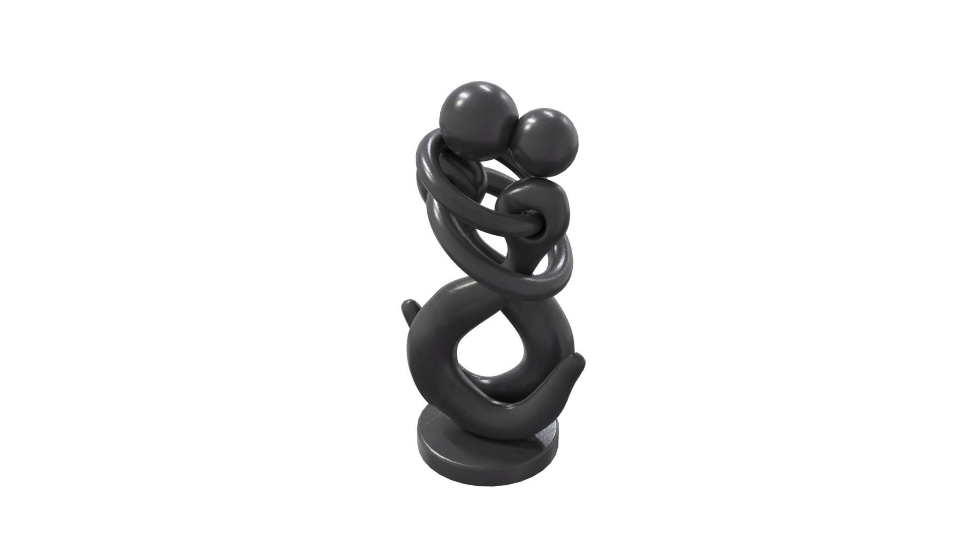 abstract sculpture 3D model_3