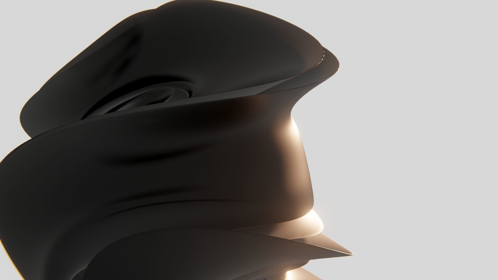 Abstract Statue Soft-Block 3D model_6