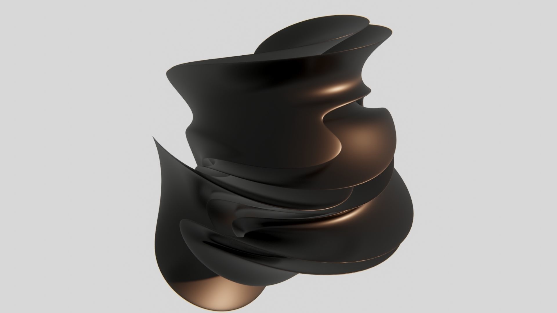 Abstract Statue Soft-Block 3D model_5