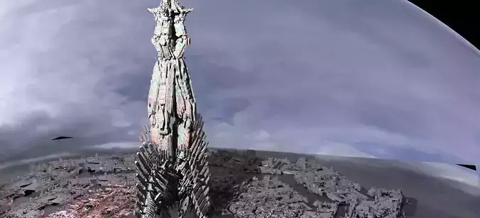 Skeleton Tower Sci fi