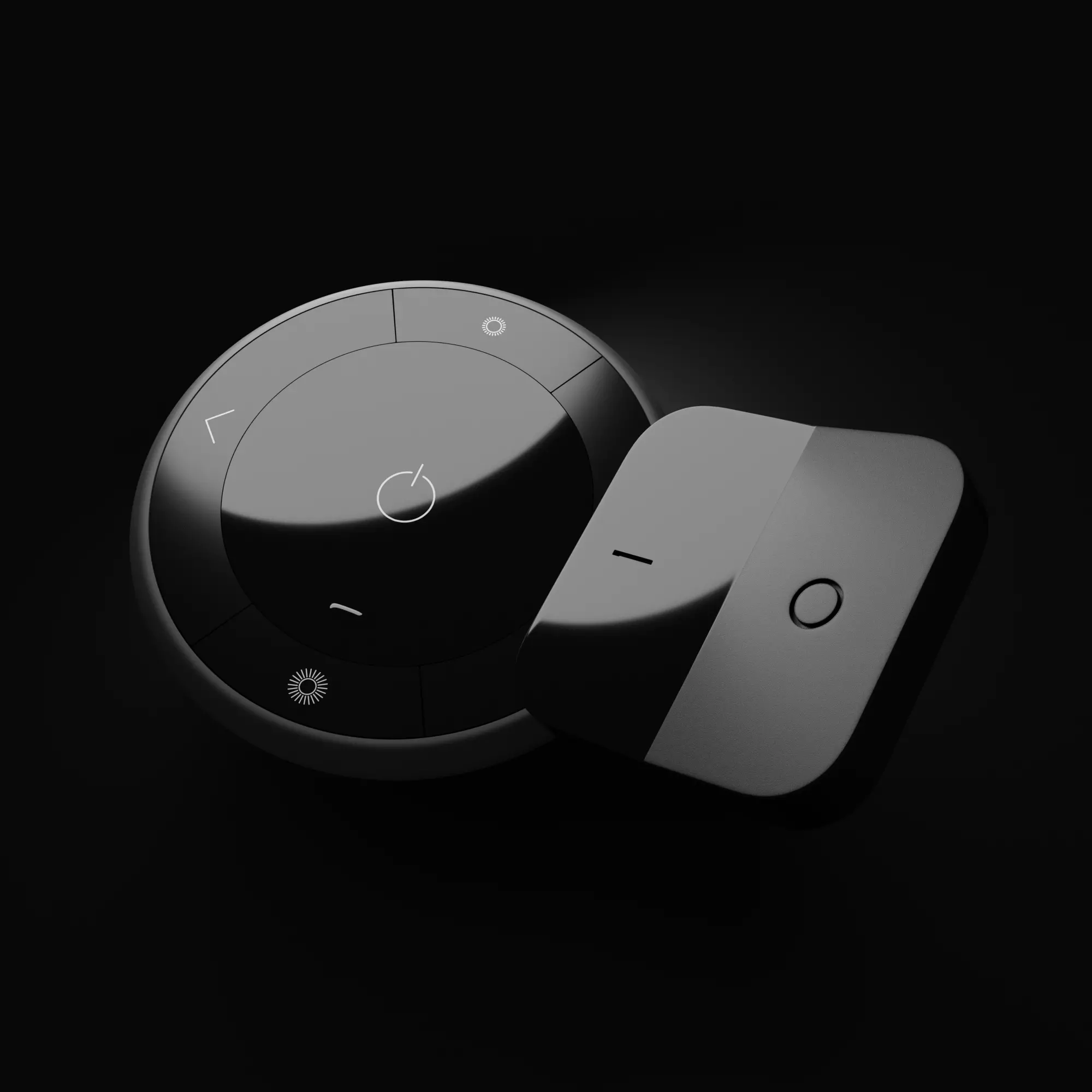 Ikea Smart Home Light Control Buttons 3D model