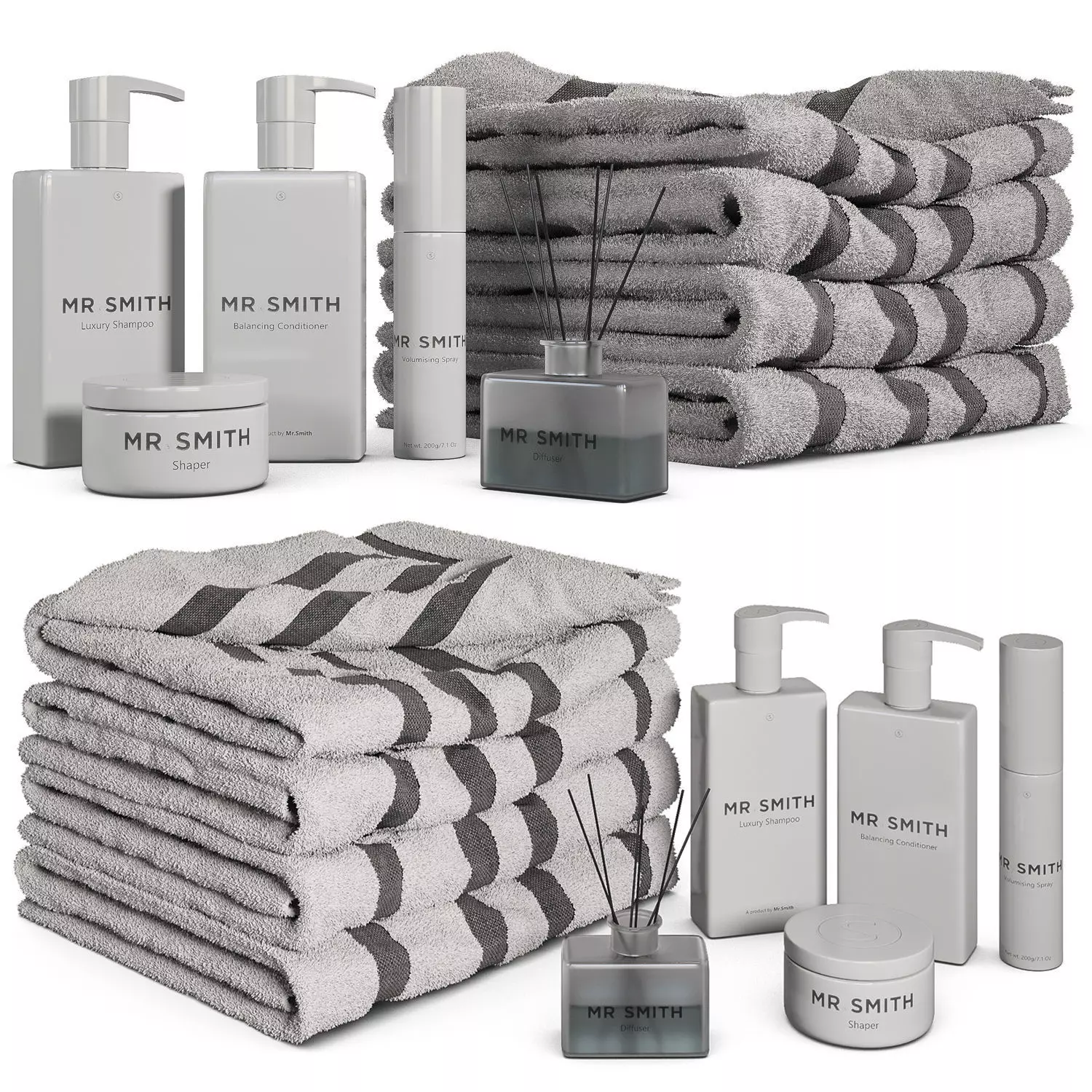 Bathroom Set 03 - MrSmith 3D model
