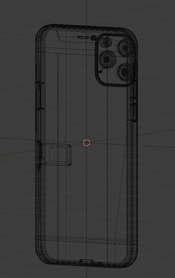 Nexus Phone 3D model Low-poly 3D model_3