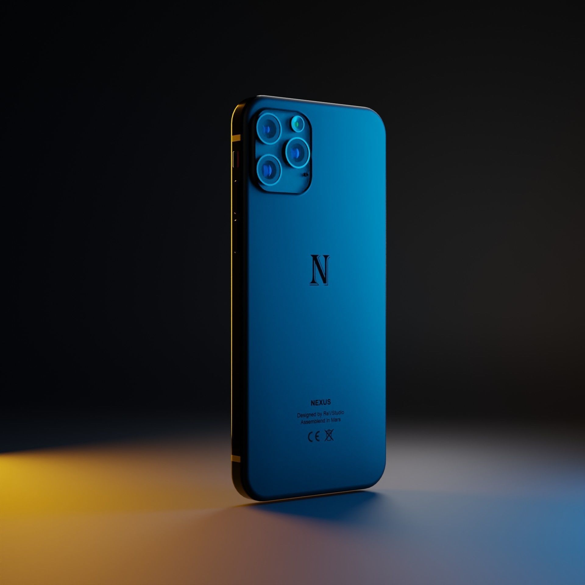 Nexus Phone 3D model Low-poly 3D model_2