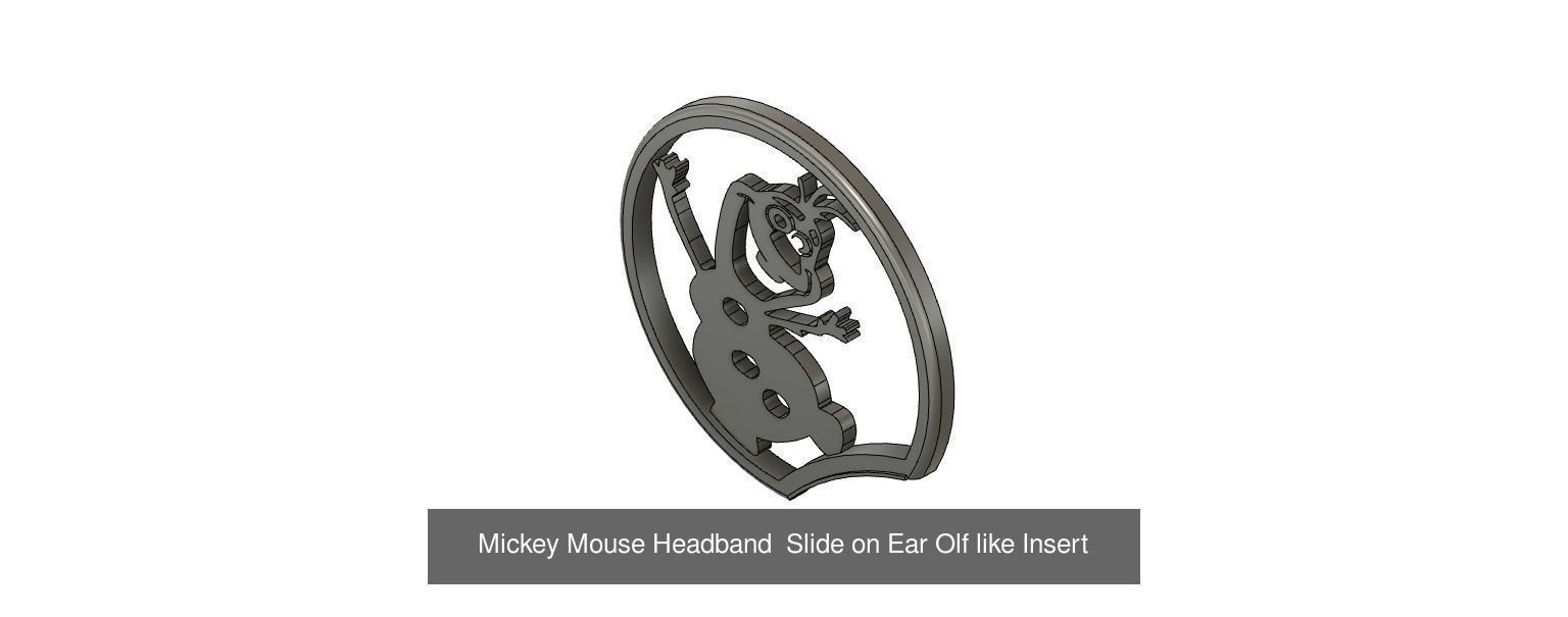 Everything 2021 - All Slide in Mickey Mouse Ears and more 3D Model Collection_48