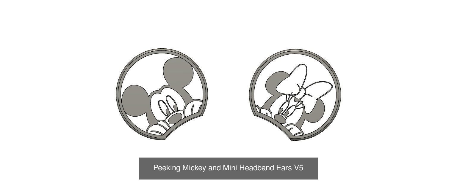 Everything 2021 - All Slide in Mickey Mouse Ears and more 3D Model Collection_72