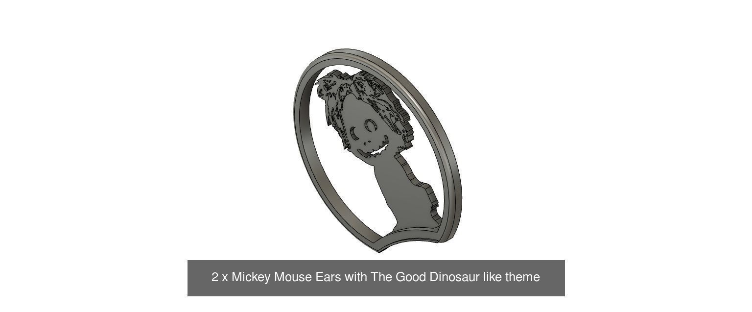 Everything 2021 - All Slide in Mickey Mouse Ears and more 3D Model Collection_62