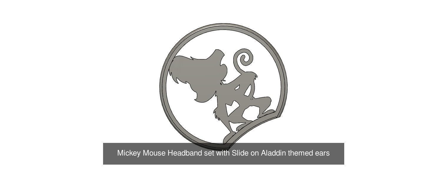 Everything 2021 - All Slide in Mickey Mouse Ears and more 3D Model Collection_39