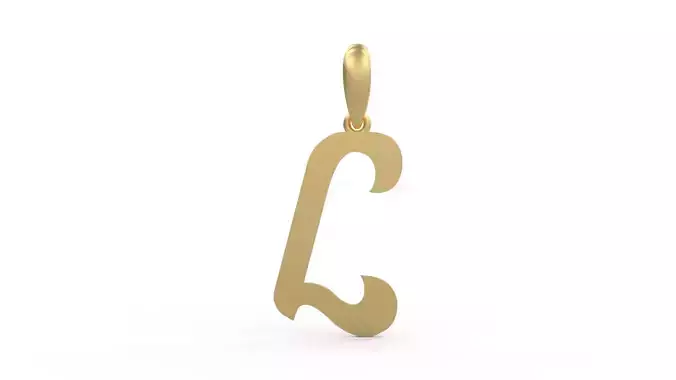 Initial Letters Pendant Mumbai Curry L