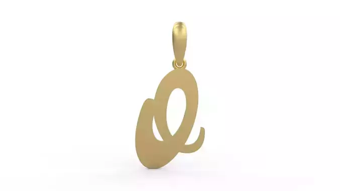 Initial Letters Pendant Mumbai Curry O