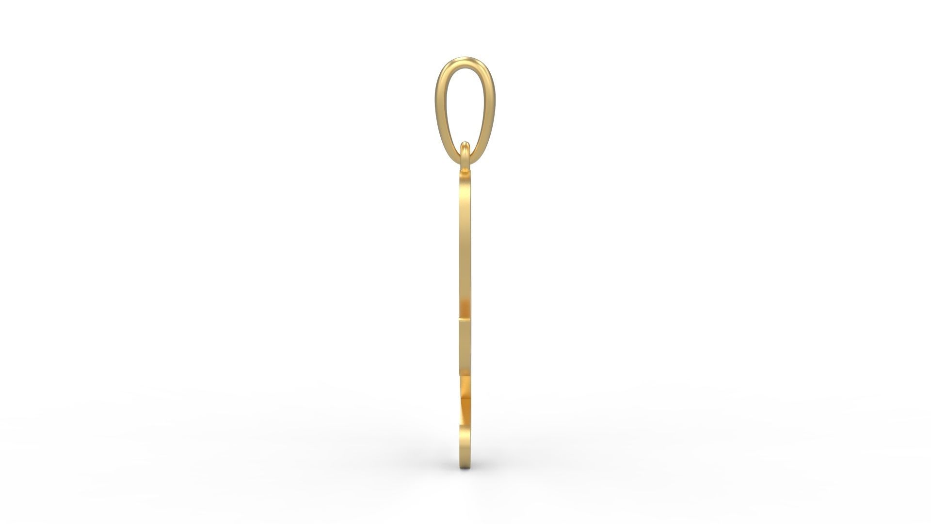 Initial Letters Pendant Mumbai Curry Q 3D print model_2