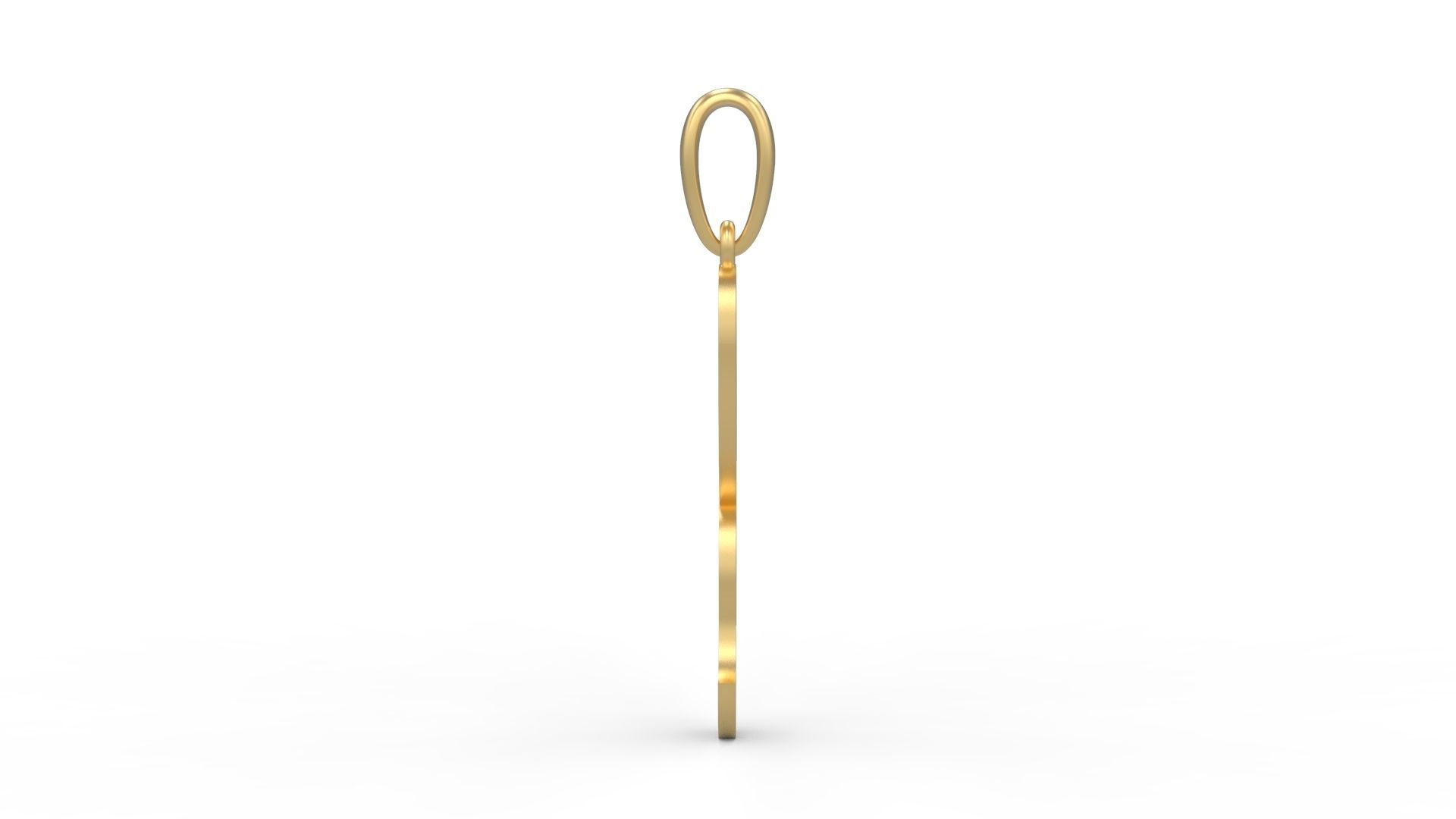 Initial Letters Pendant Mumbai Curry R 3D print model_2