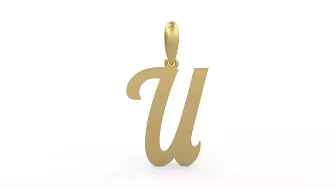 Initial Letters Pendant Mumbai Curry U