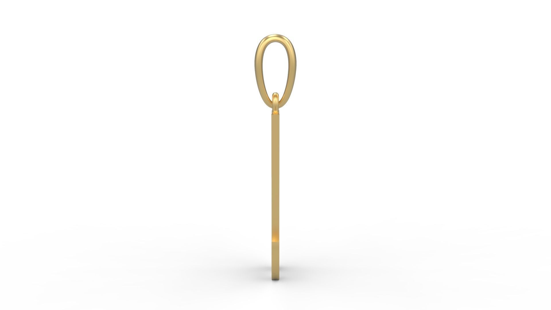 Initial Letters Pendant Mumbai Curry U 3D print model_2