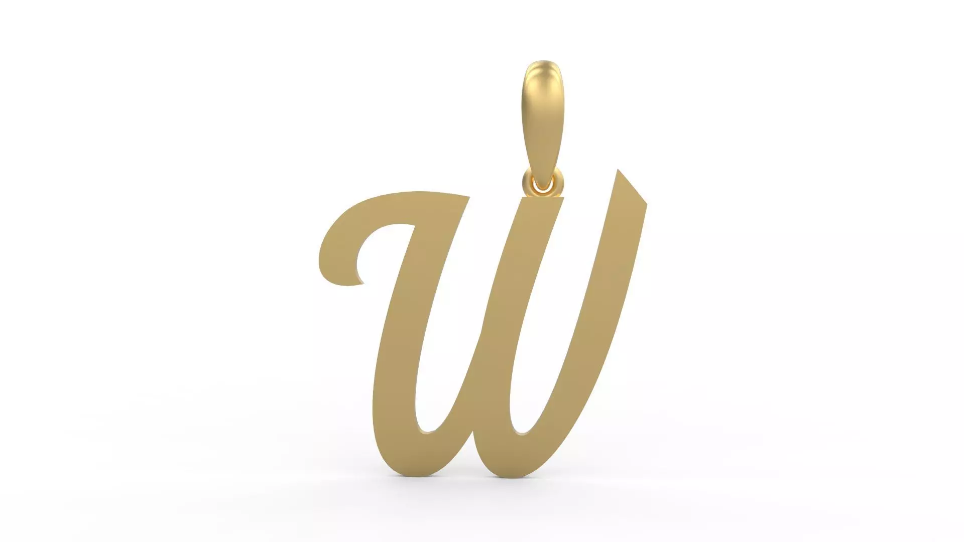 Initial Letters Pendant Mumbai Curry W 3D print model_0