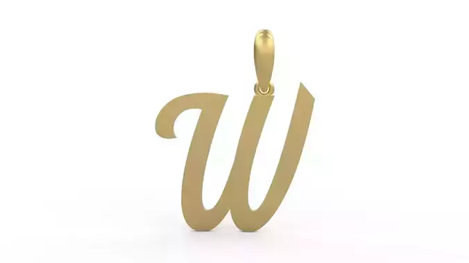 Initial Letters Pendant Mumbai Curry W