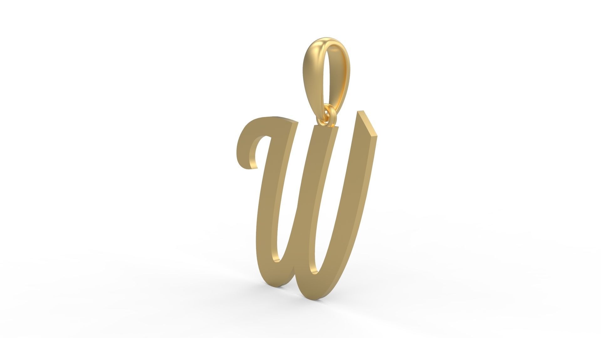 Initial Letters Pendant Mumbai Curry W 3D print model_1