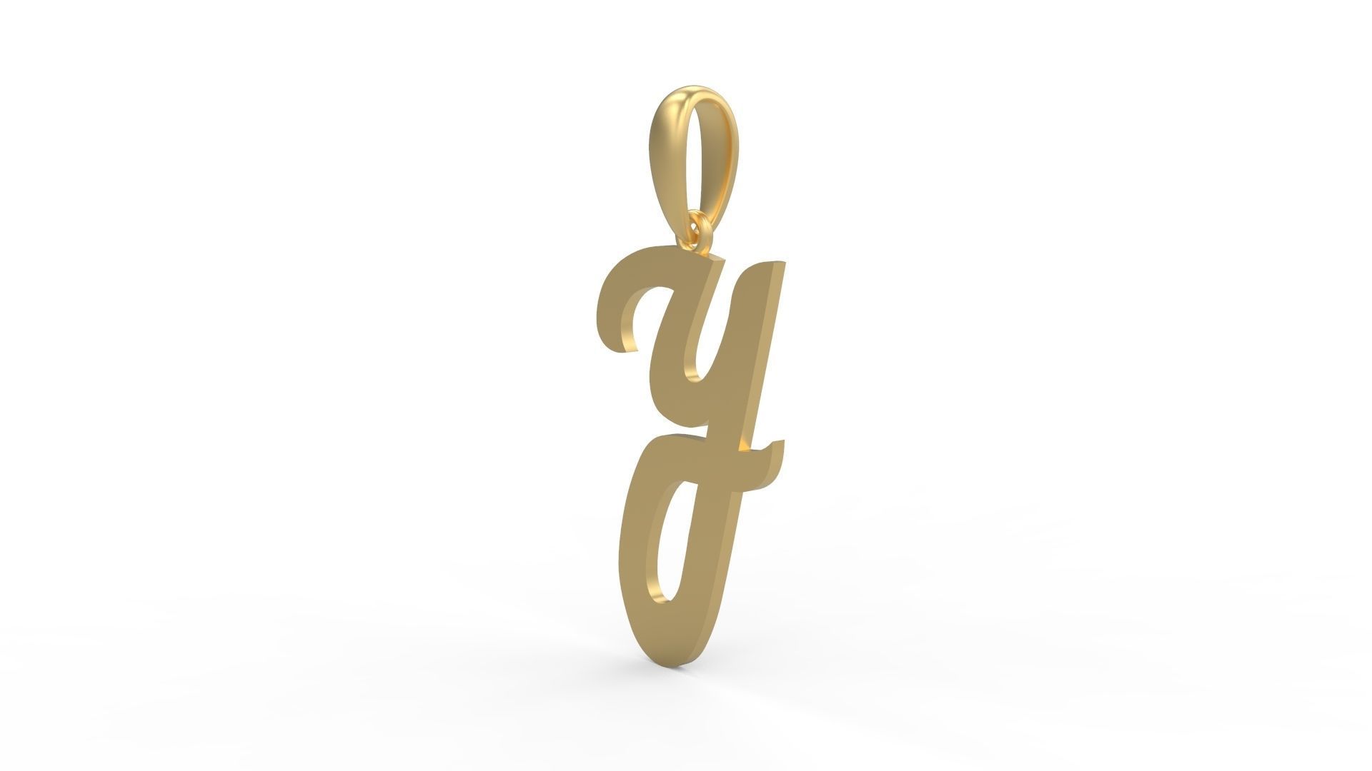 Initial Letters Pendant Mumbai Curry Y 3D print model_1