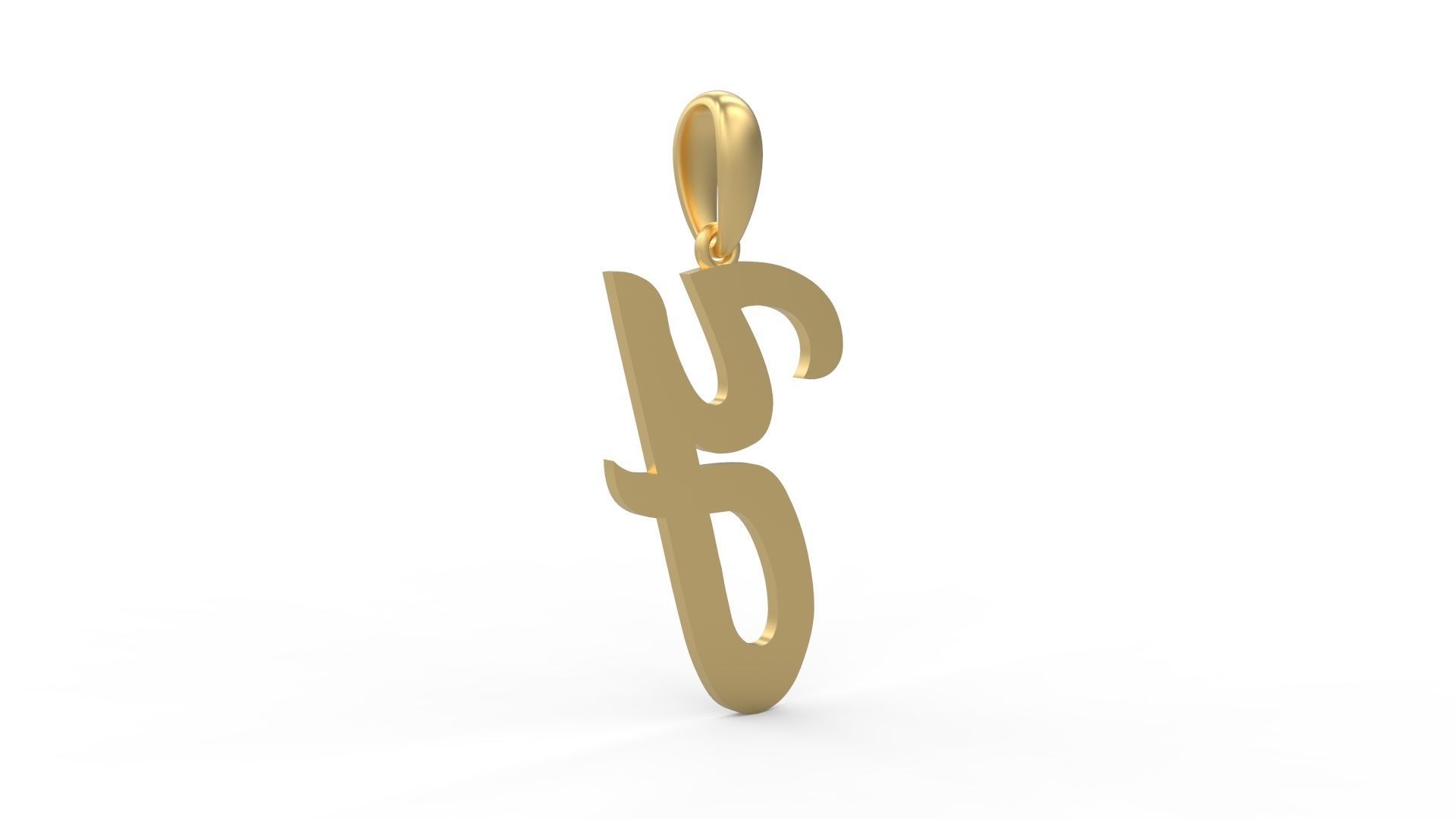 Initial Letters Pendant Mumbai Curry Y 3D print model_3