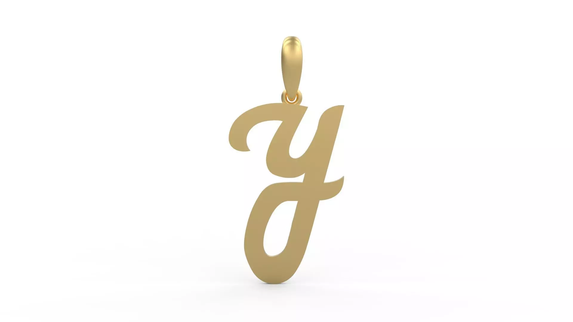 Initial Letters Pendant Mumbai Curry Y 3D print model_0