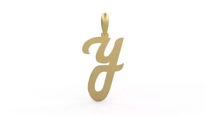 Initial Letters Pendant Mumbai Curry Y