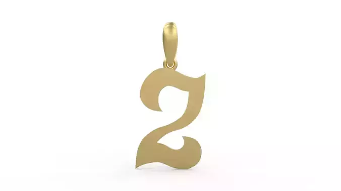 Initial Letters Pendant Mumbai Curry Z