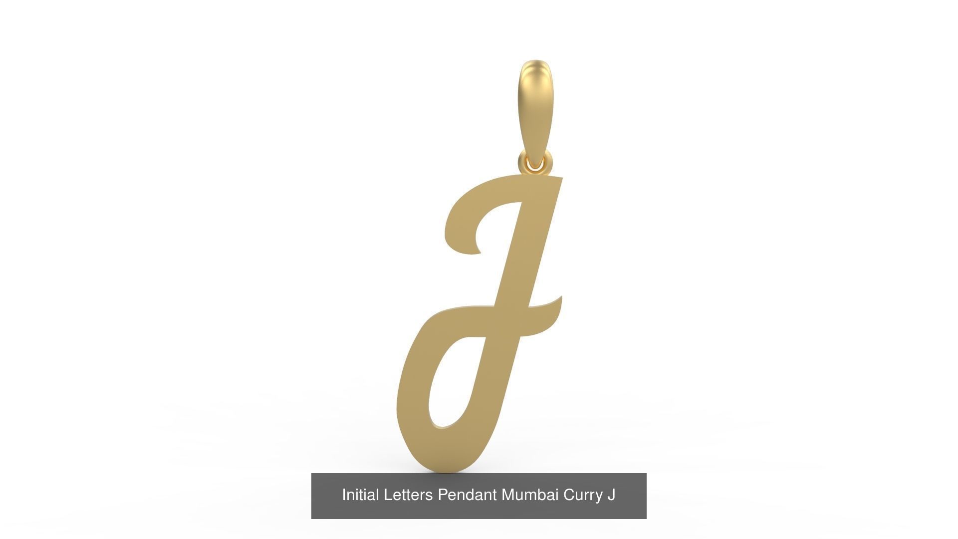 Initial Letters Pendant Alphabets Mumbai Curry 3D Model Collection_12
