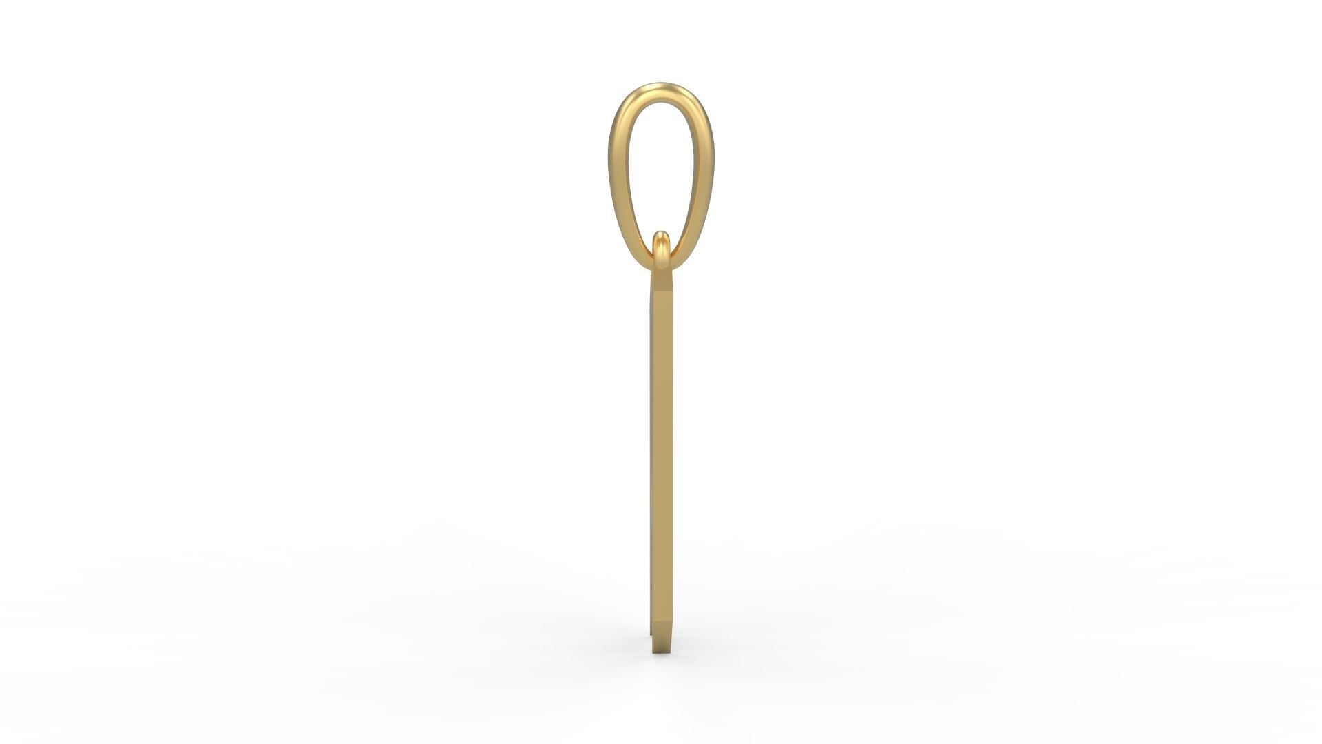 Initial Letters Pendant New Victoria A 3D print model_2