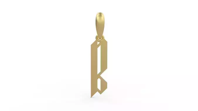 Initial Letters Pendant New Victoria B