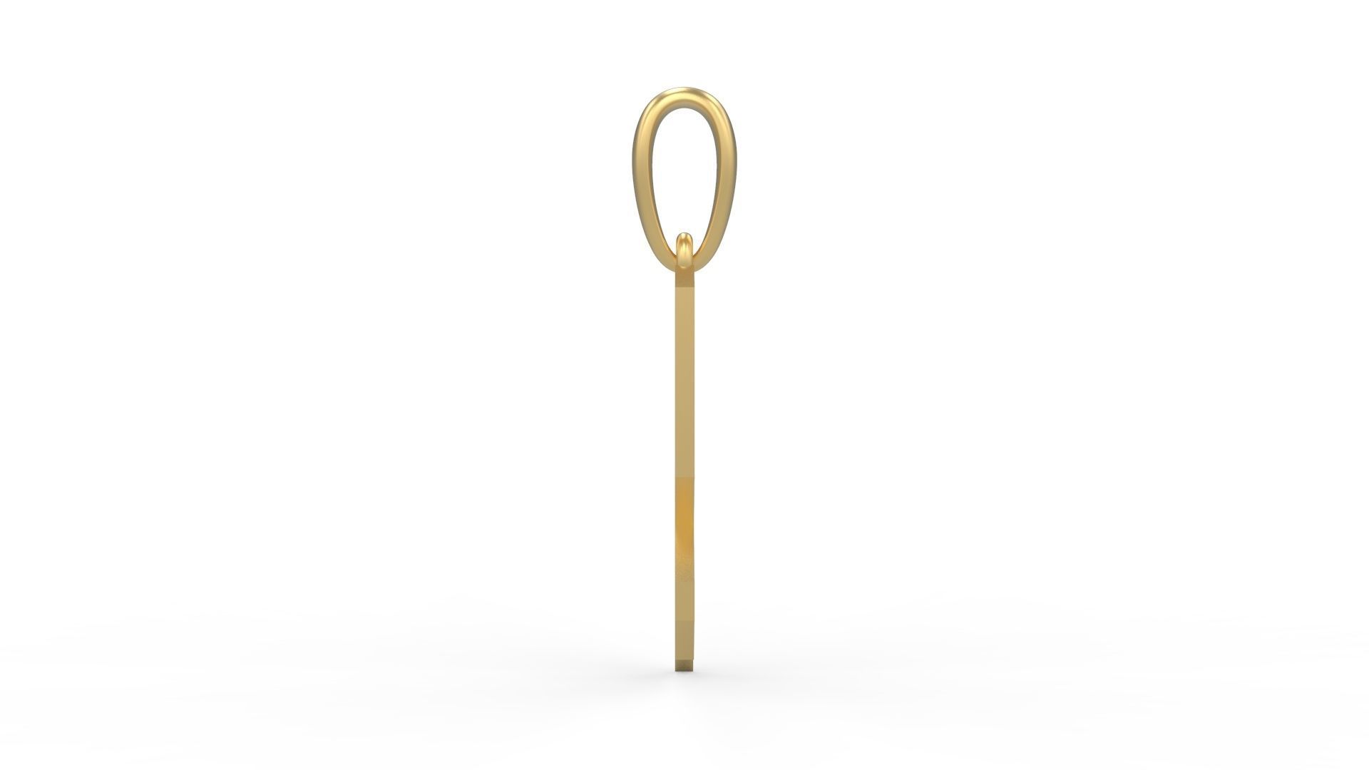 Initial Letters Pendant New Victoria B 3D print model_2