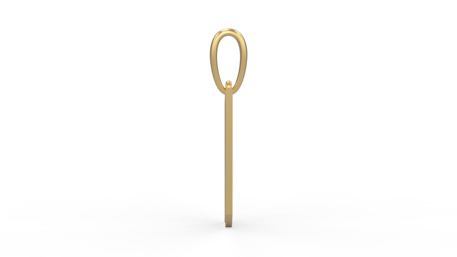 Initial Letters Pendant New Victoria H 3D print model_2